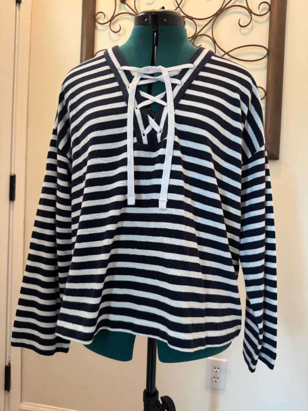 Madewell Nautical L/S Top NWT Size Medium